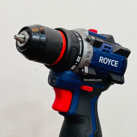 دریل شارژی اصلی 16.8 ولت واقعی رویس مدل RBLED-16.8V-10