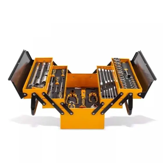 جعبه بکس و ابزار 59 پارچه صنعتی دینگی مدل ۱۱۰۰۵۹