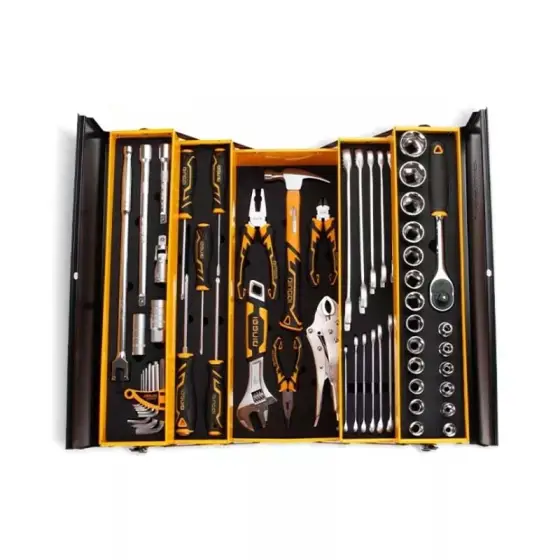 جعبه بکس و ابزار 59 پارچه صنعتی دینگی مدل ۱۱۰۰۵۹