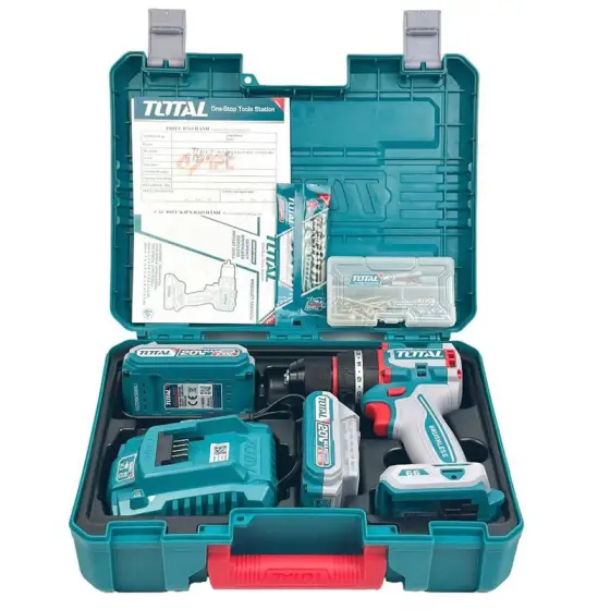دریل شارژی توتال 20 ولت اصلی مدل TDLI20668