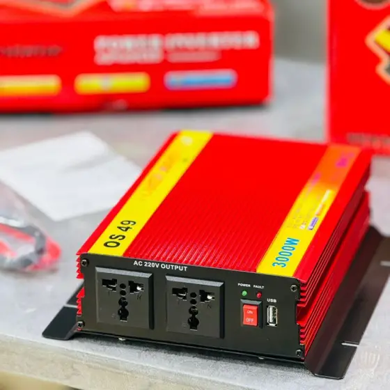 مبدل برق 3000 وات جی همستار 12 به 220 ولت