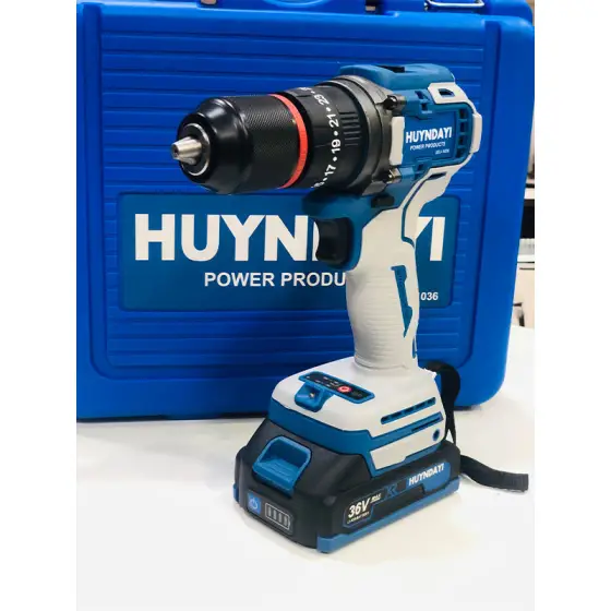 دریل شارژی 36 ولت هیوندا مدل نیم پک