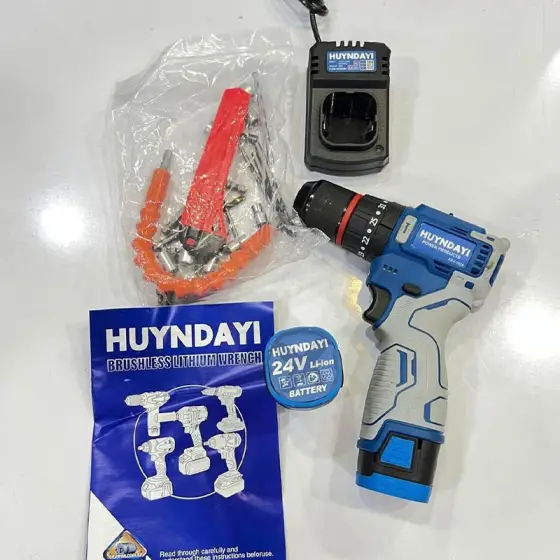 دریل شارژی 24 ولت هیوندای
