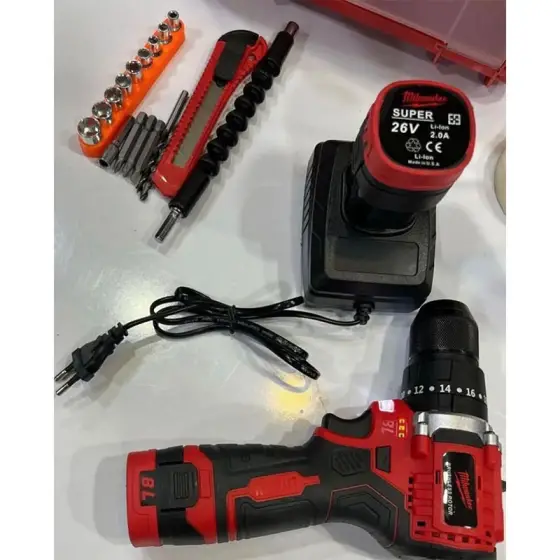 دریل شارژی 26 ولت میلواکی مدل Mk-CD1002C