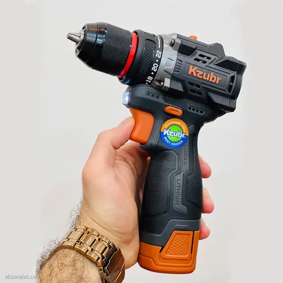 دریل شارژی اصلی 16.8 ولت واقعی زوبر مدل KBLED-16.8V-10