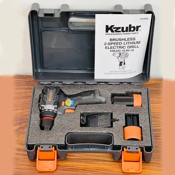 دریل شارژی اصلی 16.8 ولت واقعی زوبر مدل KBLED-16.8V-10